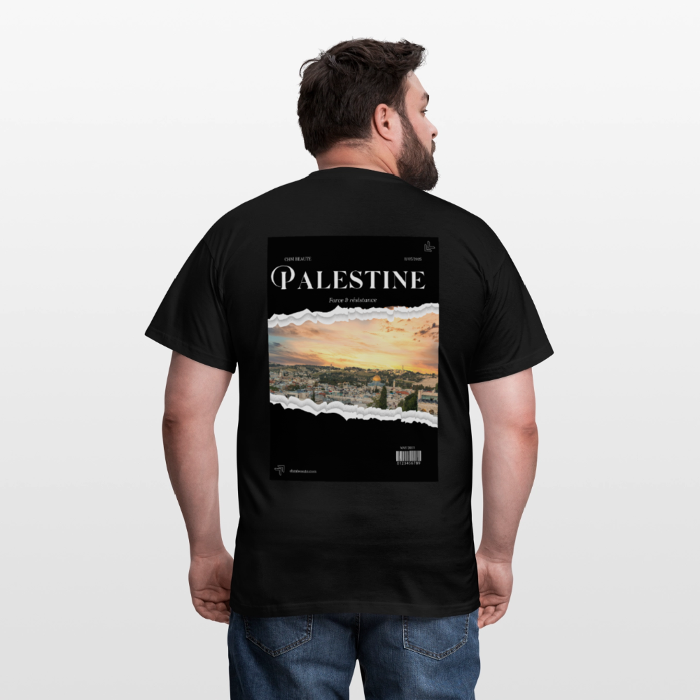 T-shirt Homme - Magazine - noir