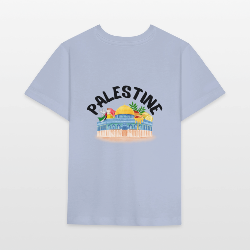 T-shirt bio Enfant - PALESTINE - lavande-violet