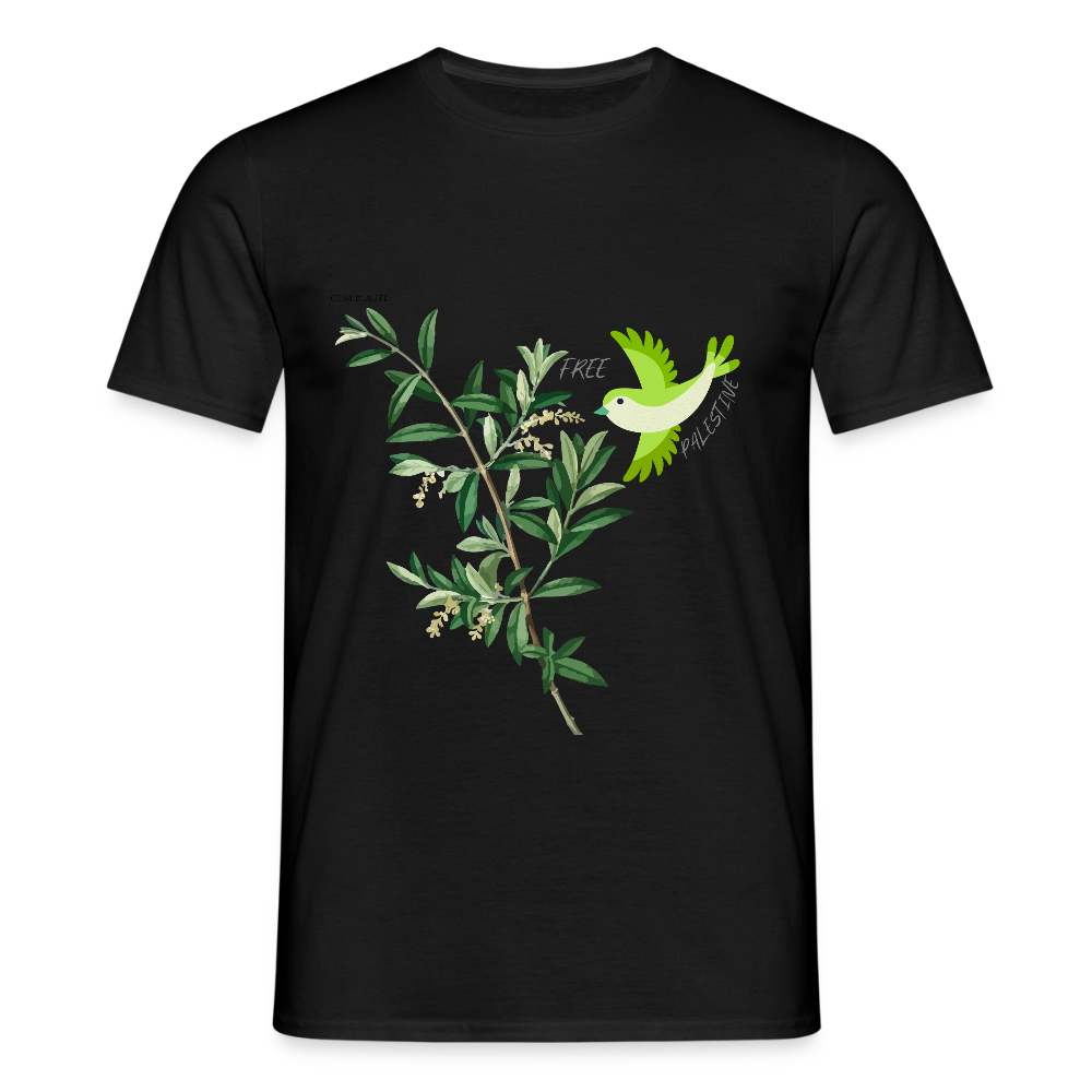 T-shirt Homme - Oiseau - noir