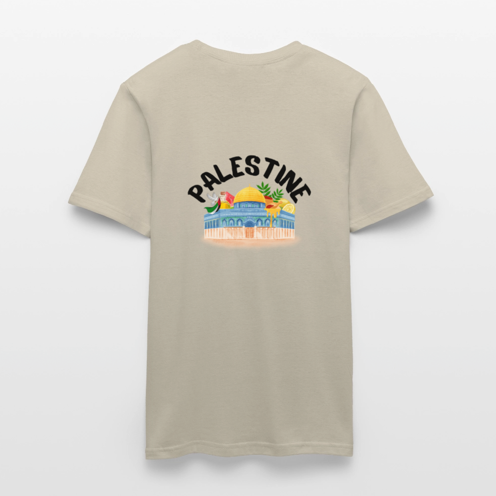 T-shirt Homme - PALESTINE - beige sable