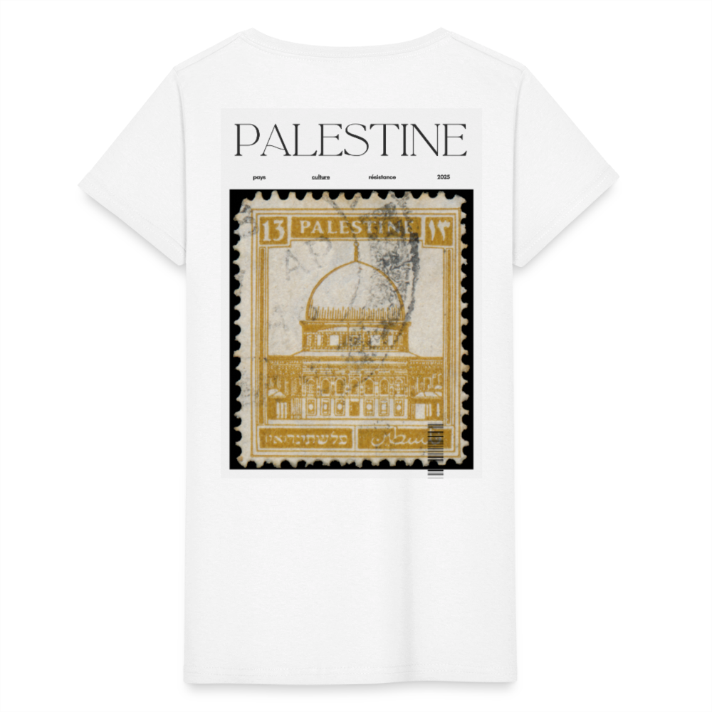 T-shirt Femme - Timbre - blanc