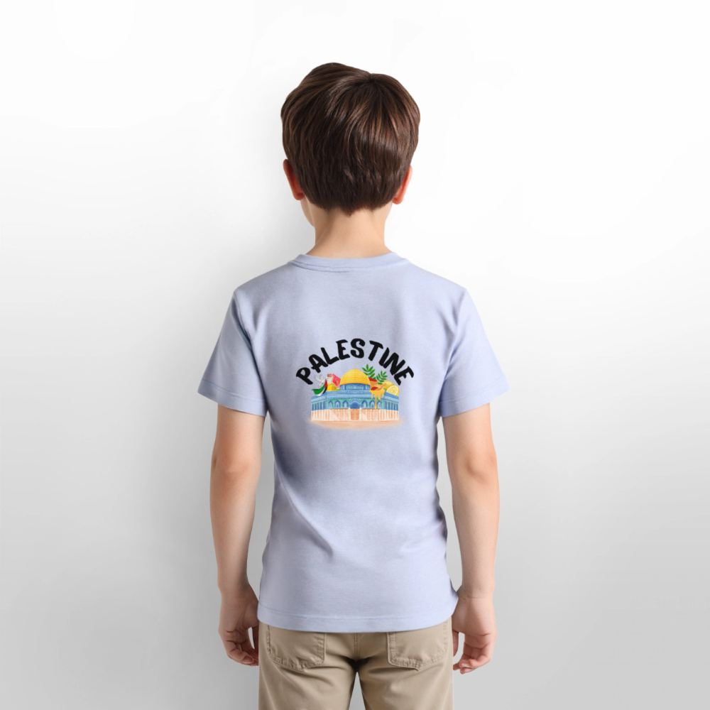 T-shirt bio Enfant - PALESTINE - lavande-violet