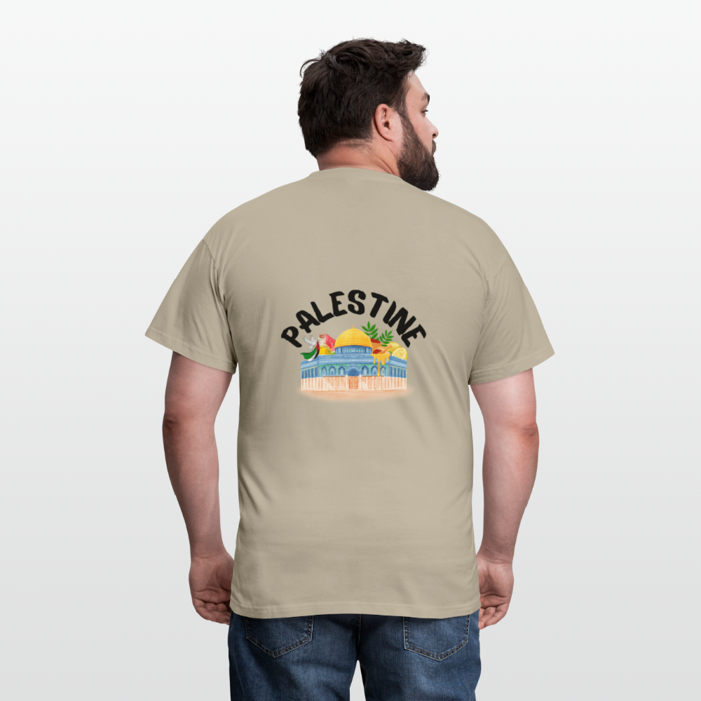 T-shirt Homme - PALESTINE - beige sable
