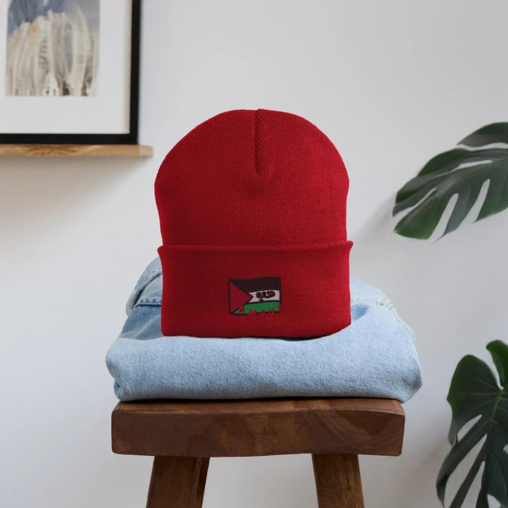 Bonnet - Amour (brodée) - rouge classique