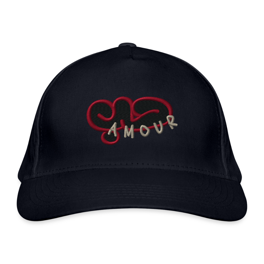 Casquette classique bio - Amour - marine