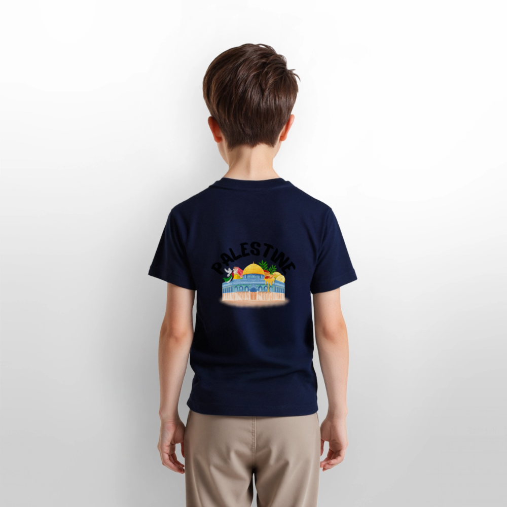 T-shirt bio Enfant - PALESTINE - marine