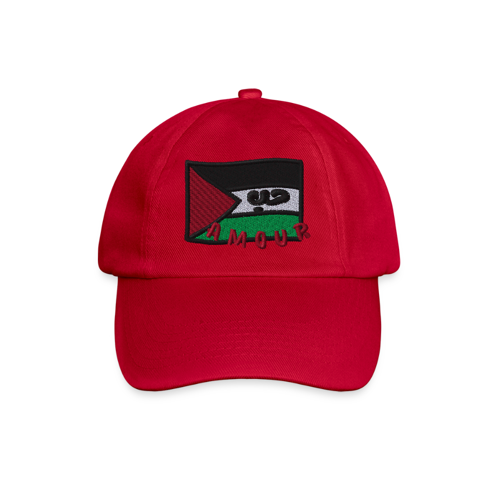 Casquette - Amour (brodée) - rouge classique