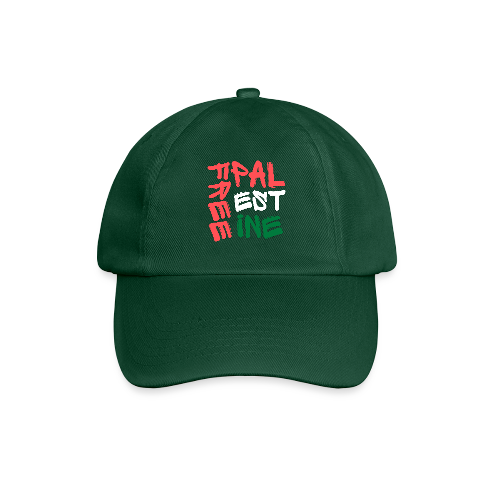 Casquette - Free palestine - vert bouteille