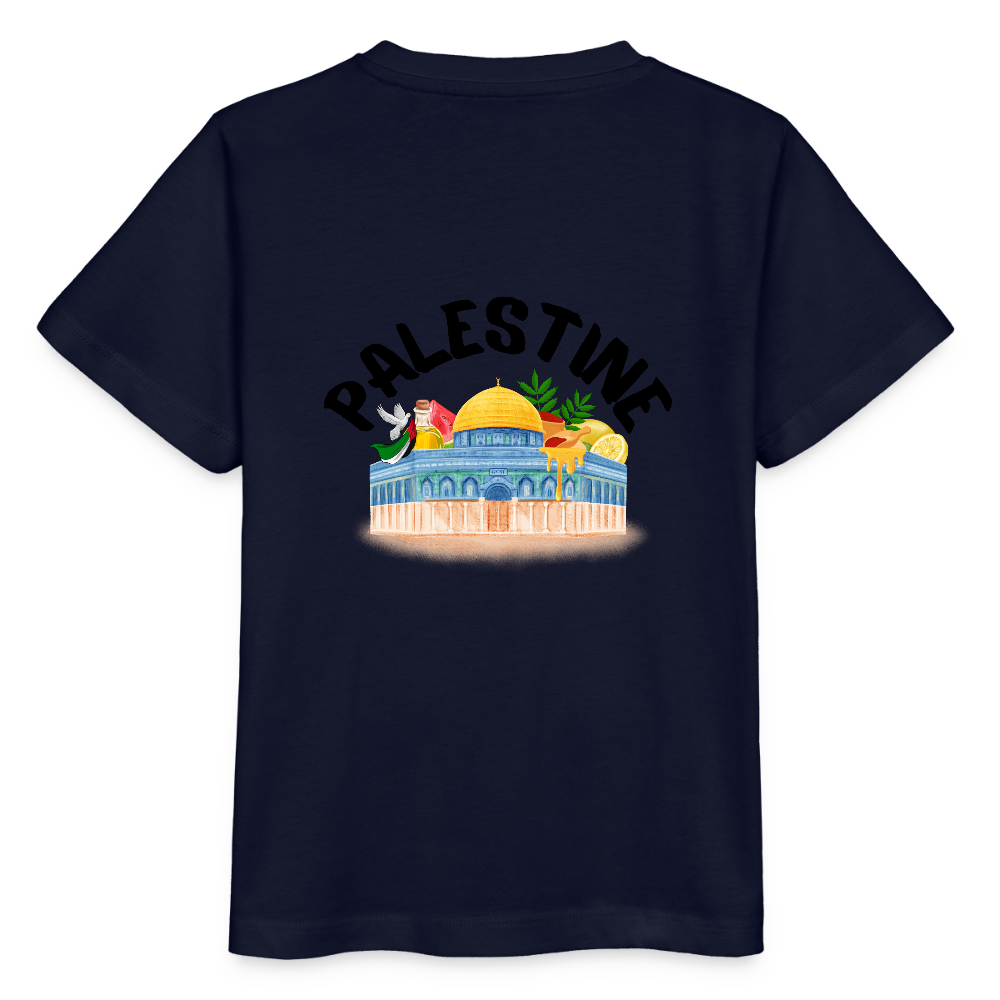 T-shirt bio Enfant - PALESTINE - marine