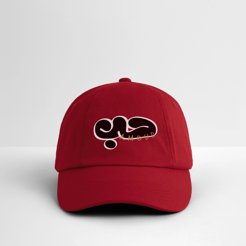 Casquette - Amour - rouge classique