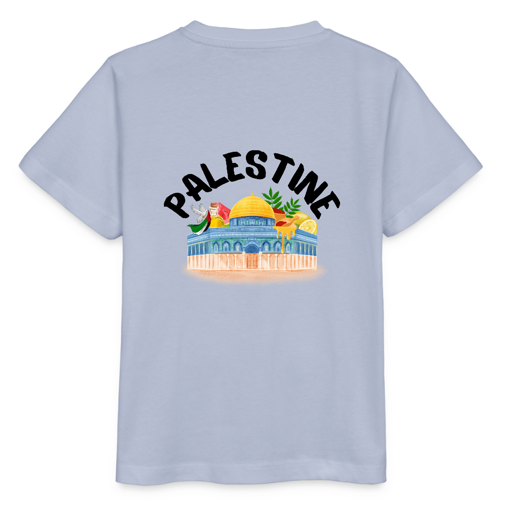 T-shirt bio Enfant - PALESTINE - lavande-violet