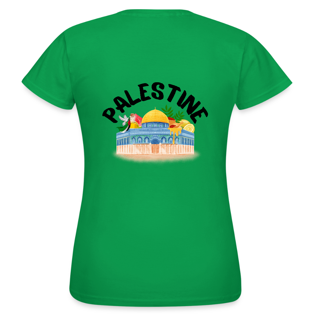 T-shirt Femme - PALESTINE - vert