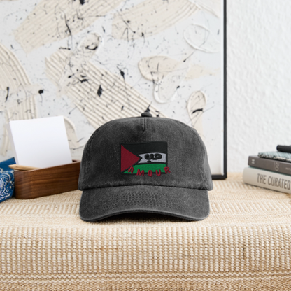 Casquette - Amour (brodée) - noir vintage