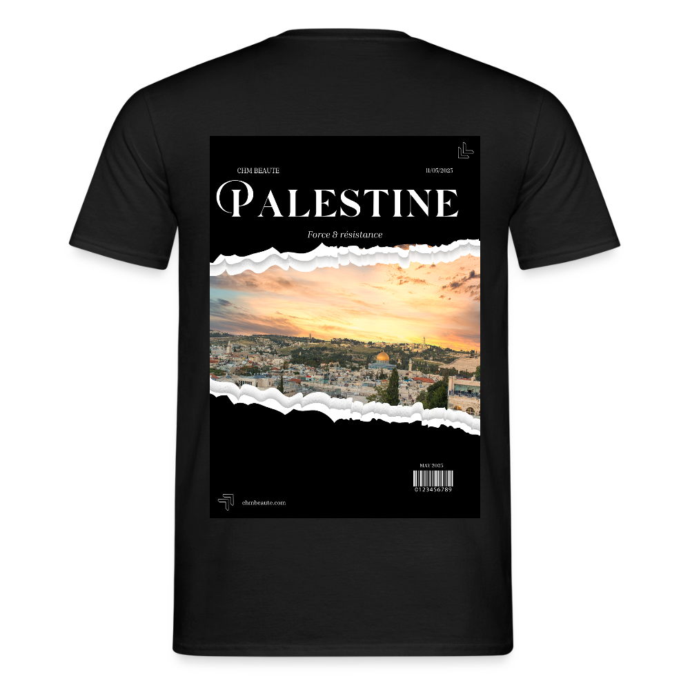T-shirt Homme - Magazine - noir
