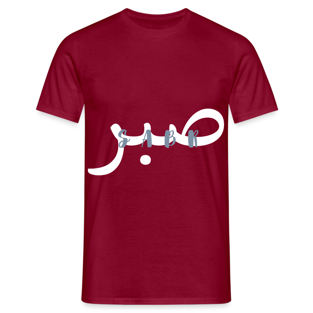 T-shirt Homme - SABR - rouge brique