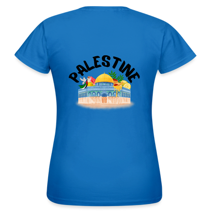 T-shirt Femme - PALESTINE - bleu royal