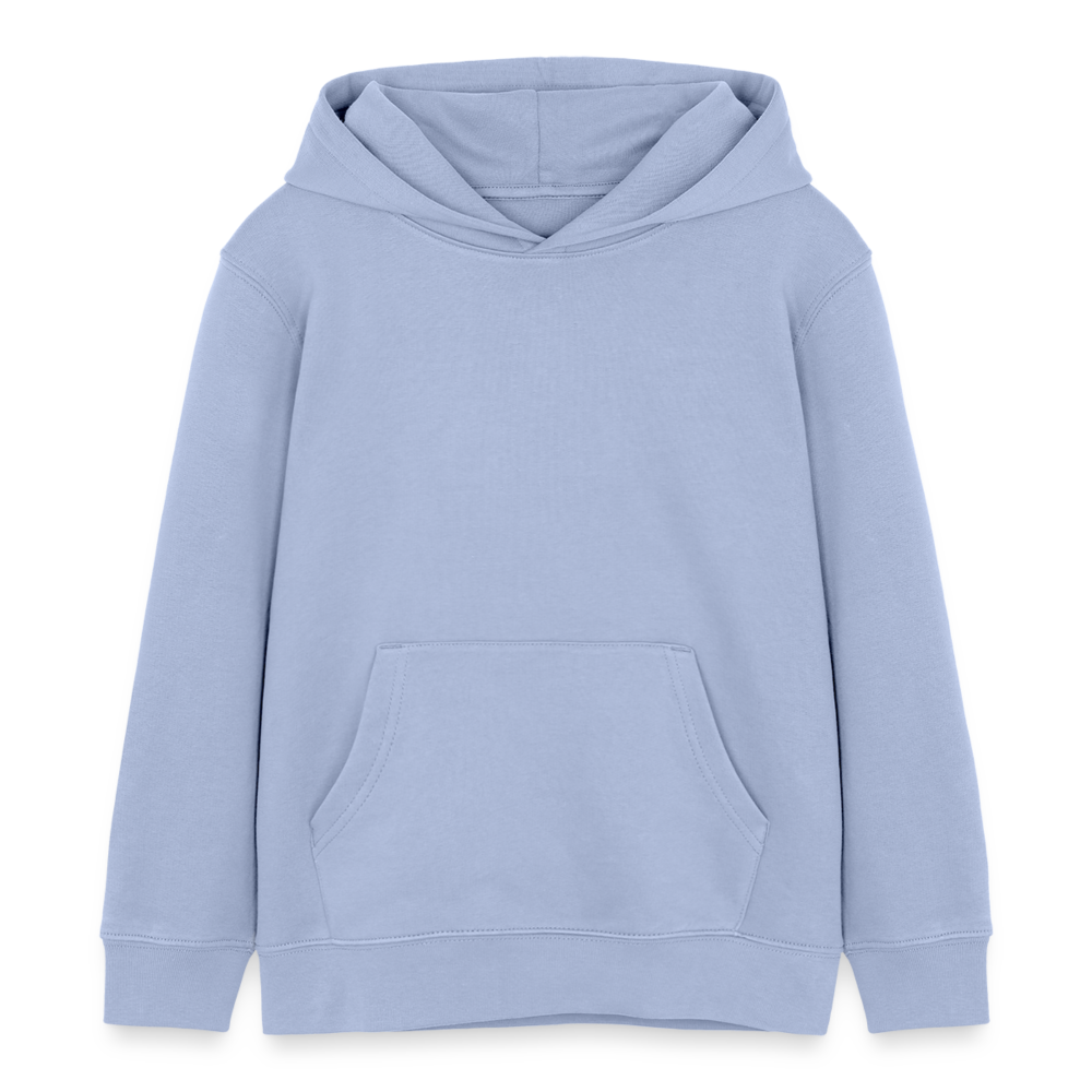 Sweat à capuche bio - ciel