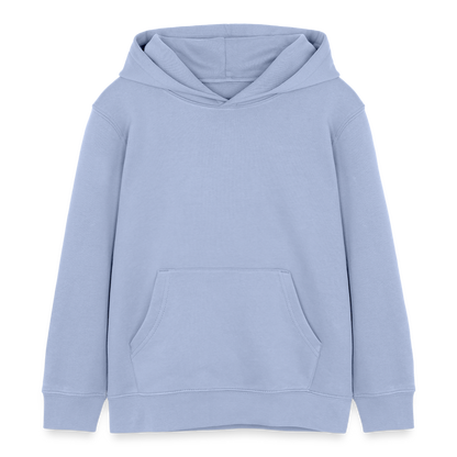 Sweat à capuche bio - ciel