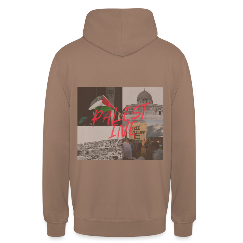 Sweat-shirt à capuche unisexe - moka