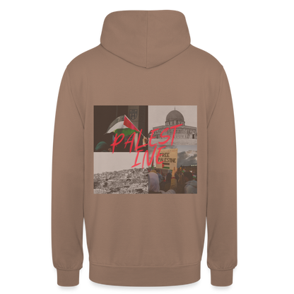 Sweat-shirt à capuche unisexe - moka
