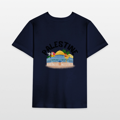 T-shirt bio Enfant - PALESTINE - marine