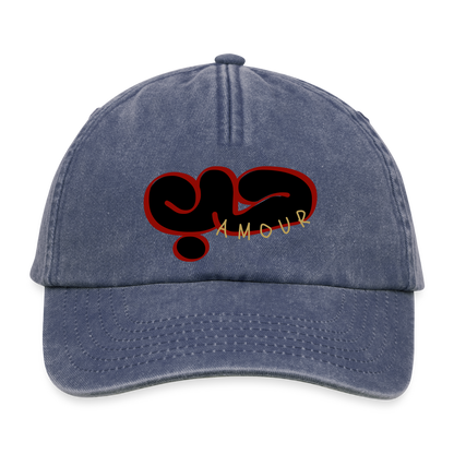 Casquette  - Amour - vintage bleu jeans