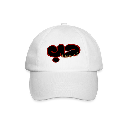 Casquette - Amour - blanc/blanc