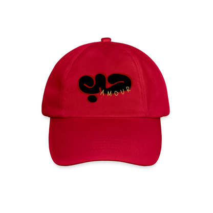 Casquette - Amour - rouge classique