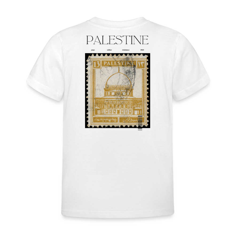 T-shirt Enfant - Timbre - blanc
