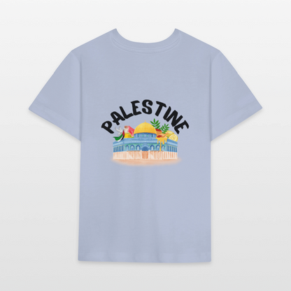 T-shirt bio Enfant - PALESTINE - lavande-violet