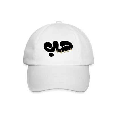 Casquette - Amour - blanc/blanc