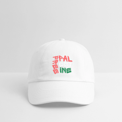 Casquette - Free palestine - blanc/blanc