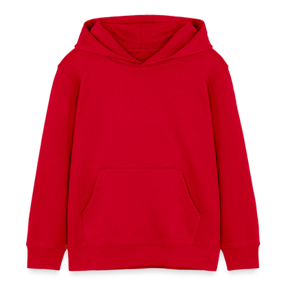 Sweat à capuche bio - rouge