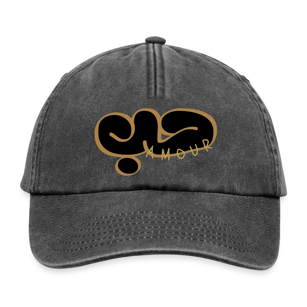 Casquette - Amour - noir vintage