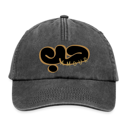Casquette - Amour - noir vintage