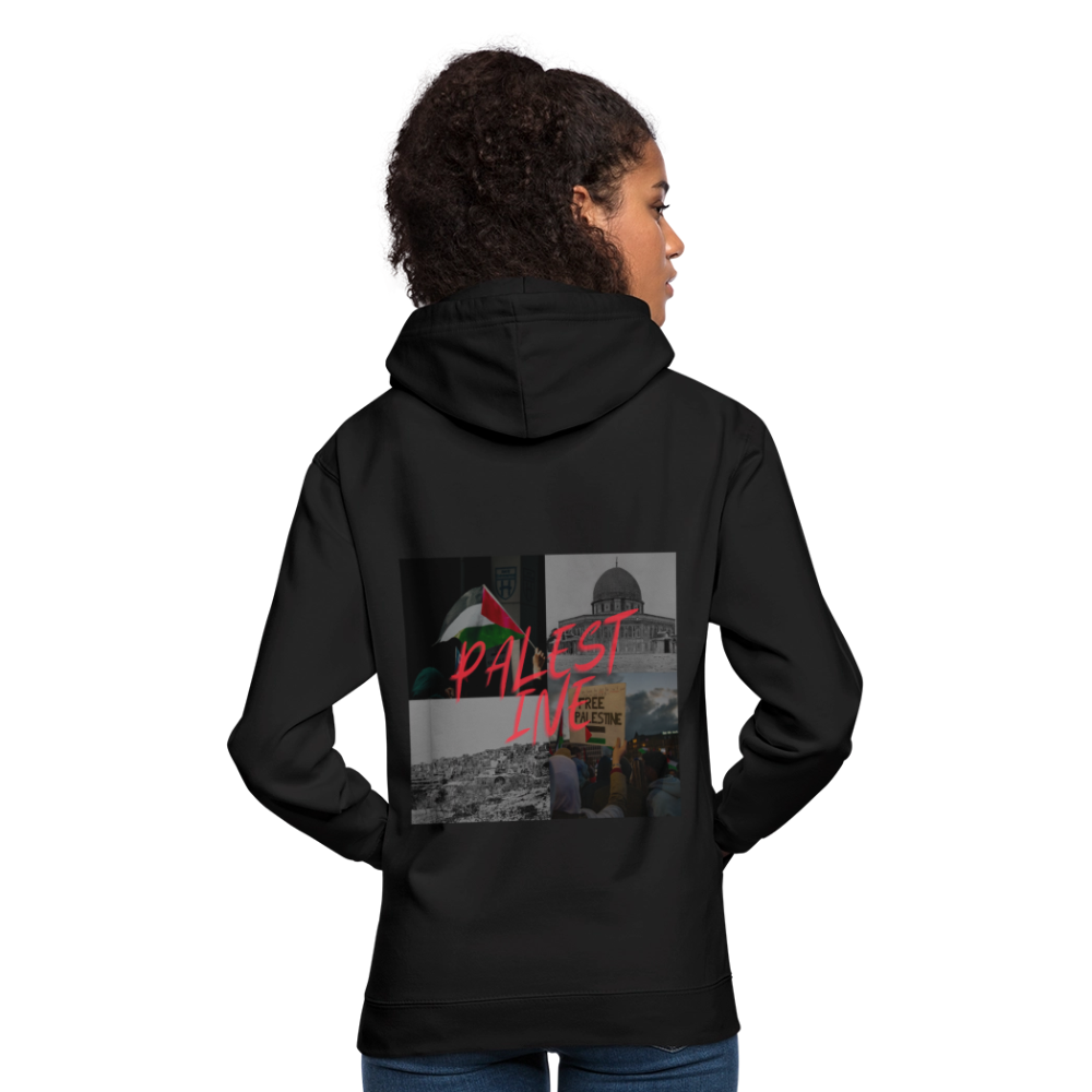 Sweat-shirt à capuche unisexe - noir