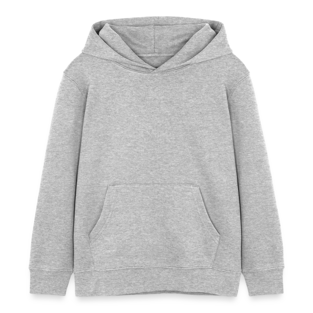 Sweat à capuche bio - gris chiné