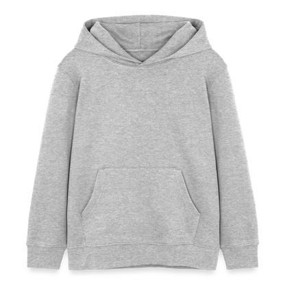 Sweat à capuche bio - gris chiné