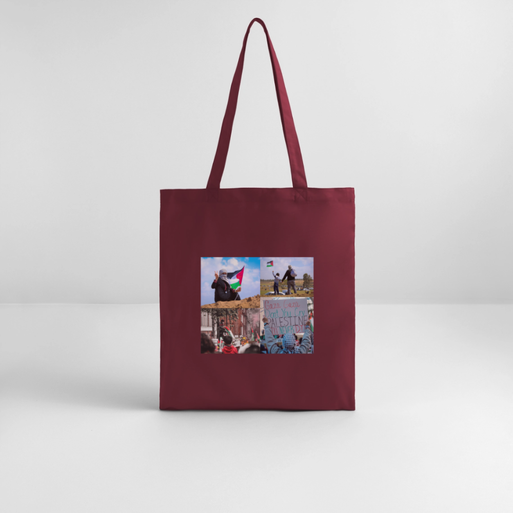 Tote bag bio - bordeaux