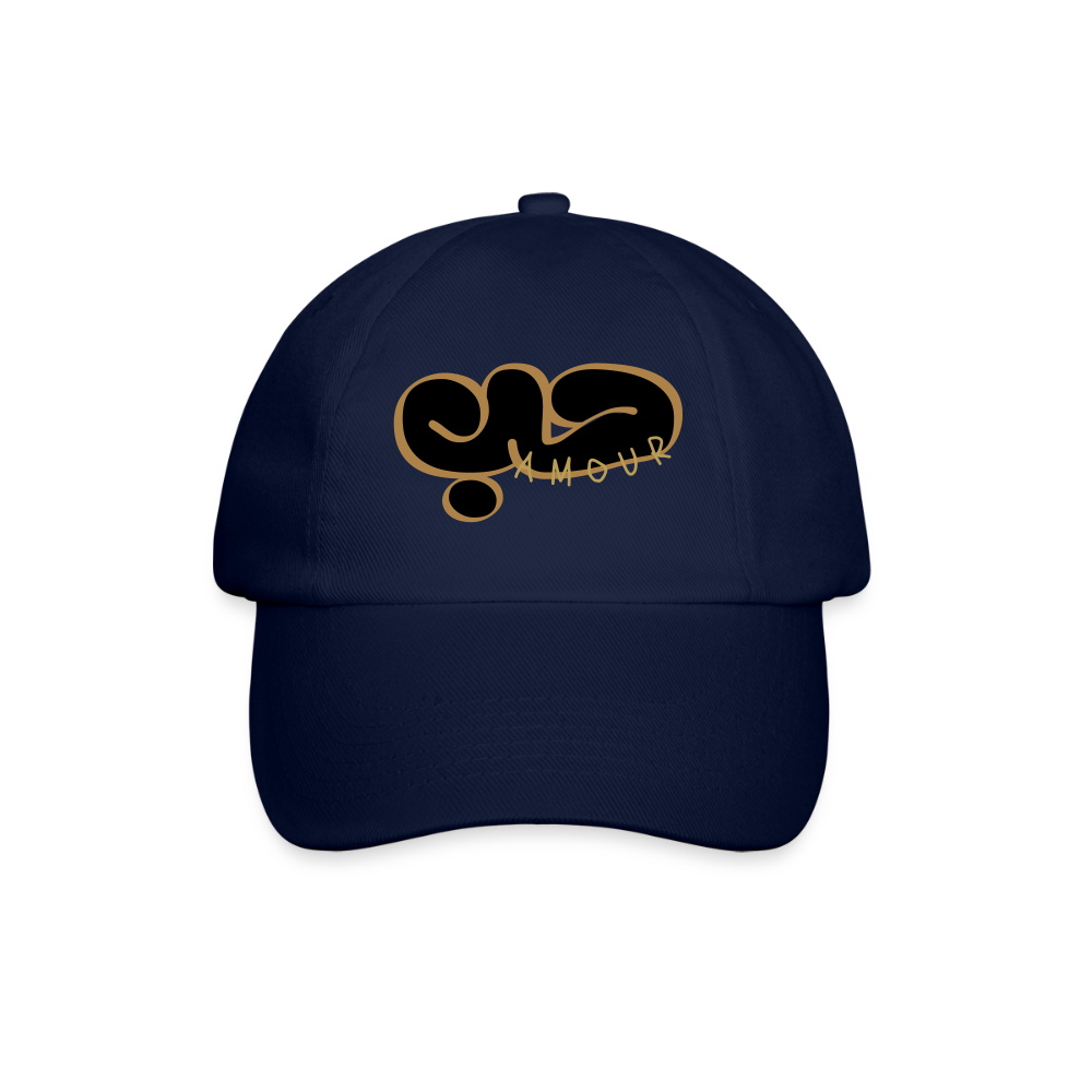 Casquette - Amour - bleu/bleu