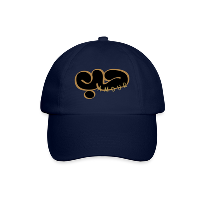 Casquette - Amour - bleu/bleu