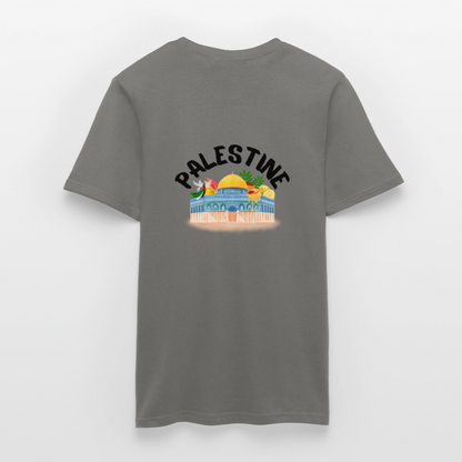 T-shirt Homme - PALESTINE - gris graphite
