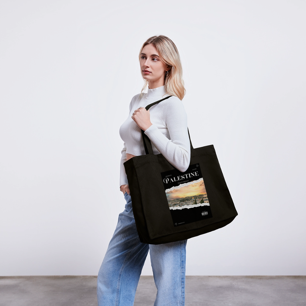 Cabas recyclé - Magazine - noir