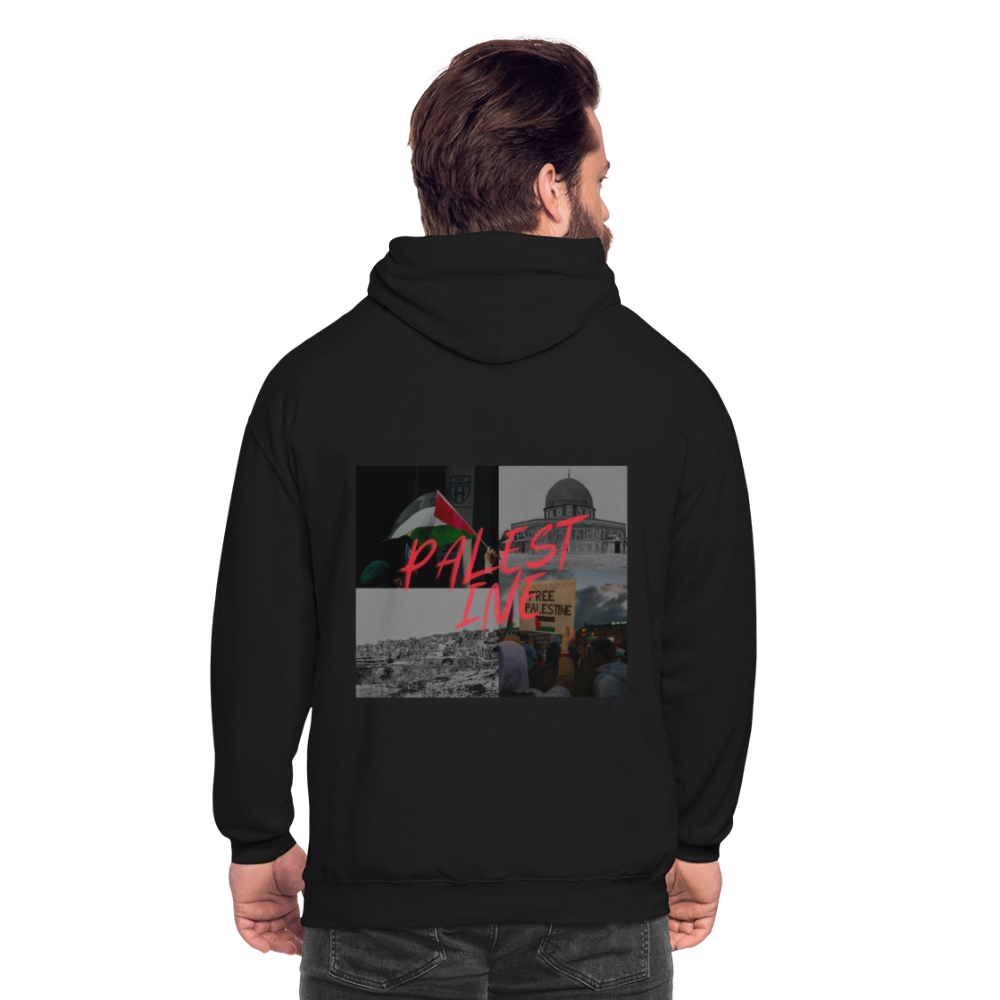 Sweat-shirt à capuche unisexe - noir
