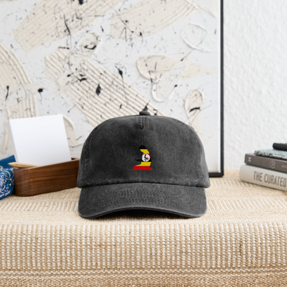 Casquette vintage décontractée - noir vintage
