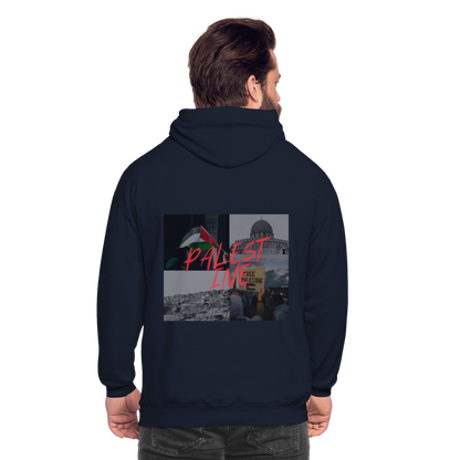 Sweat-shirt à capuche unisexe - marine