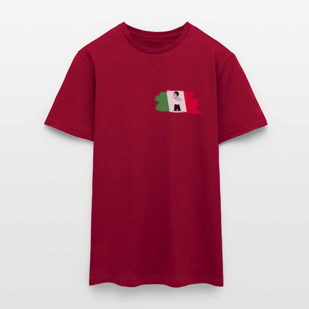 T-shirt Homme - rouge brique
