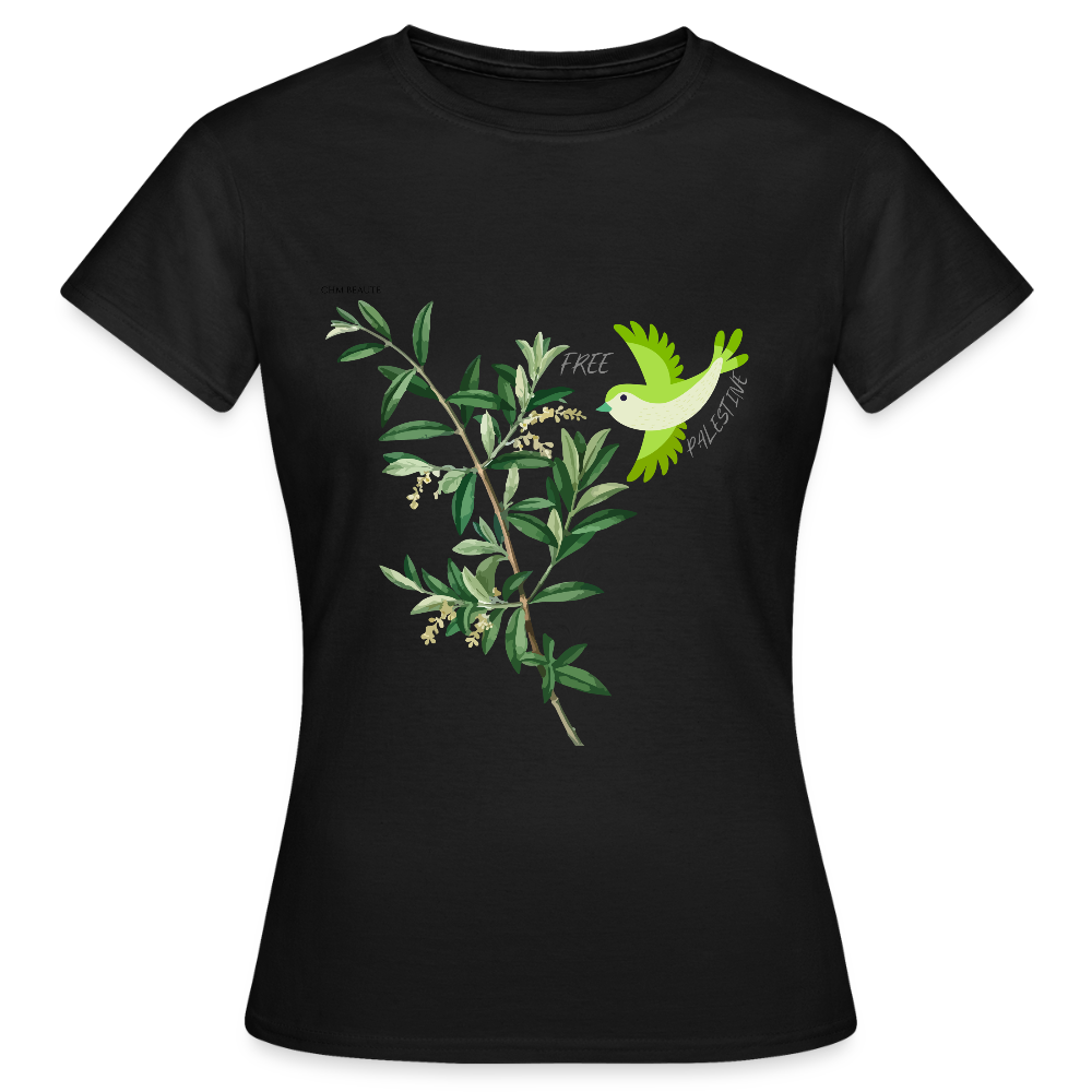 T-shirt Femme - Oiseau - noir