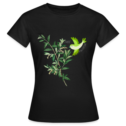 T-shirt Femme - Oiseau - noir