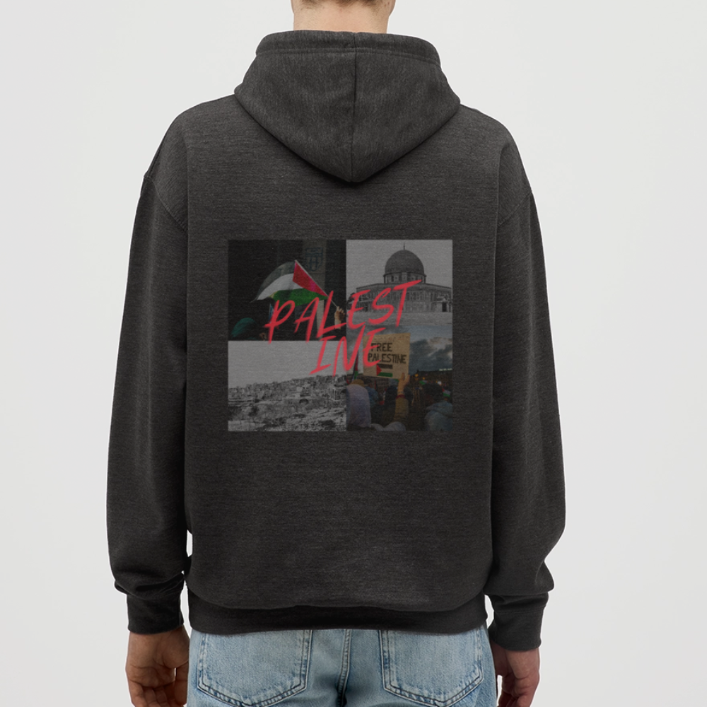 Sweat-shirt à capuche unisexe - charbon